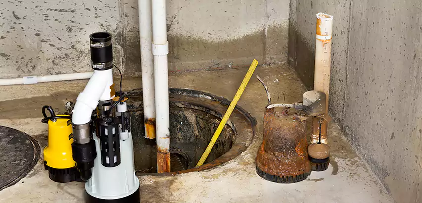 Installing Sump Pump in Finished Basement in North Babylon, NY